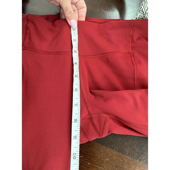 Lululemon Women’s Speed Up Crop *21" Dark Sport Red - Picture 16 of 16